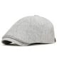 thumbnail image 1 of Sombreros unisex casuales de lino lisos clásicos antiguos que combinan informalmente boinas sombreros de lino para hombres, 1 of 3