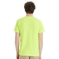 thumbnail image 4 of Hanes High Visibility T-Shirt, Safety Green, Sizes S-5XL | Short Sleeve Crewneck Work Shirt, 60/40 Cotton/Polyester, 4 of 5