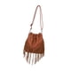 thumbnail image 2 of Bolso bandolera de piel para mujer, moderno, informal, con correa ajustable, para picnic Marrón, 2 of 9