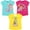 Blue / pink / yellow, variant on Paw Patrol Skye Chase Marshall Little Girls 3 Pack T-Shirts Toddler to Big Kid