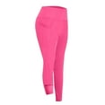 thumbnail image 6 of Aofany Women's Fleece Lined Leggings with Pockets Thermal Winter Workout High Waist Warm Yoga Pants Tight Full Length, 6 of 7