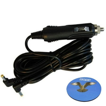 Retractable Vehicle Power Adapter HQRP Car Charger for Cobra ESD 6060, ESD 7000, ESD 7100, ESD 7400, ESD 7570 Radar Laser Detector, 12-volt Vehicle Power Adapter + HQRP Coaster ()