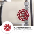 thumbnail image 3 of ORUYROP Cast Iron Outside Faucet Round Wheel Handle Hose Bib Handle Water Spigot Handle 7x7mm, Red, 3 of 3