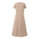 thumbnail image 4 of Puntoco Vestido De Lino De Otoño De Manga Corta De Color Liso Para Mujer Caqui M,Regalos Para Mujer Joven, 4 of 5