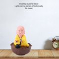 thumbnail image 3 of Statue de Moine Bouddha, Son Réglable, Utilisation Multifonctionnelle, Adaptée pour un Décor Polyvalent, 3 of 8
