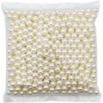 thumbnail image 1 of 580pcs 10mm Ivory Polished ABS Undrilled Art Faux Pearls for Vase Fillers, No Hole Makeup Beads to Hold Brush Lipstick, Imitation Round Pearl Beads fo, 1 of 4