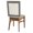 Beige Black, variant on Sky Blue Retro Greek Key Chair Back Covers, Geometric Greece Ancient Farmhouse Removable Chair Covers for Dining Chairs Set of 8, Chairs Slipcovers Back Seat Protector for Wedding Party 19"x20"