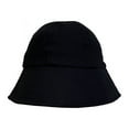 thumbnail image 6 of COCOpeaunt Black White Solid Bucket Hat Unisex Bob Caps Hip Hop Gorros Men Women Summer Autumn Panama Cap Beach Sun Fishing Boonie Hat, 6 of 6