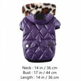 thumbnail image 2 of GASTROPOD Dog Cold Weather Coats-Cozy Windproof Winter Dog Jacket Thick Padded Warm Coat for Small Medium Large Dogs(S Purple), 2 of 7