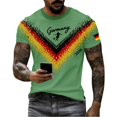thumbnail image 4 of Women's Germany Football Graphic T-Shirt, Men's Soccer Graphic Print T-Shirt Casual Sportswear Top Athletic for Soccer Tournament 2026 Light Green Size: S, 4 of 4