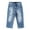 Blue-2491, variant on KIDSCOOL SPACE Baby Little Boys Jeans,Elastic Band Inside Straight Fit Ripped Denim Pants,Light Blue,3-4 Years