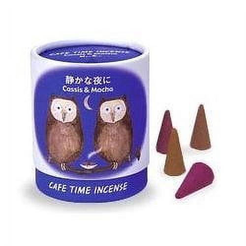 Nippon Kodo Cassis & Mocha Cafe Time Incense Cones 10 incense cones