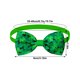 thumbnail image 3 of Collar de pajarita para mascotas del Día de San Patricio para perros y gatos | Diseño de trébol de cuatro hojas verde | Tejido de nailon y elastano | Mascotas pequeñas y medianas | Accesorio fes, 3 of 5