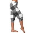 thumbnail image 6 of SHTXOZHI Womens Capri Pants for Elastic Waist Casual Trousers Summer Cropped Pants with Pockets, 6 of 6