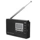 thumbnail image 1 of Radio Portátil Bling Bling HRD‑310 Mini Receptor Estéreo FM/MW/SW con Reloj Digital, 1 of 12
