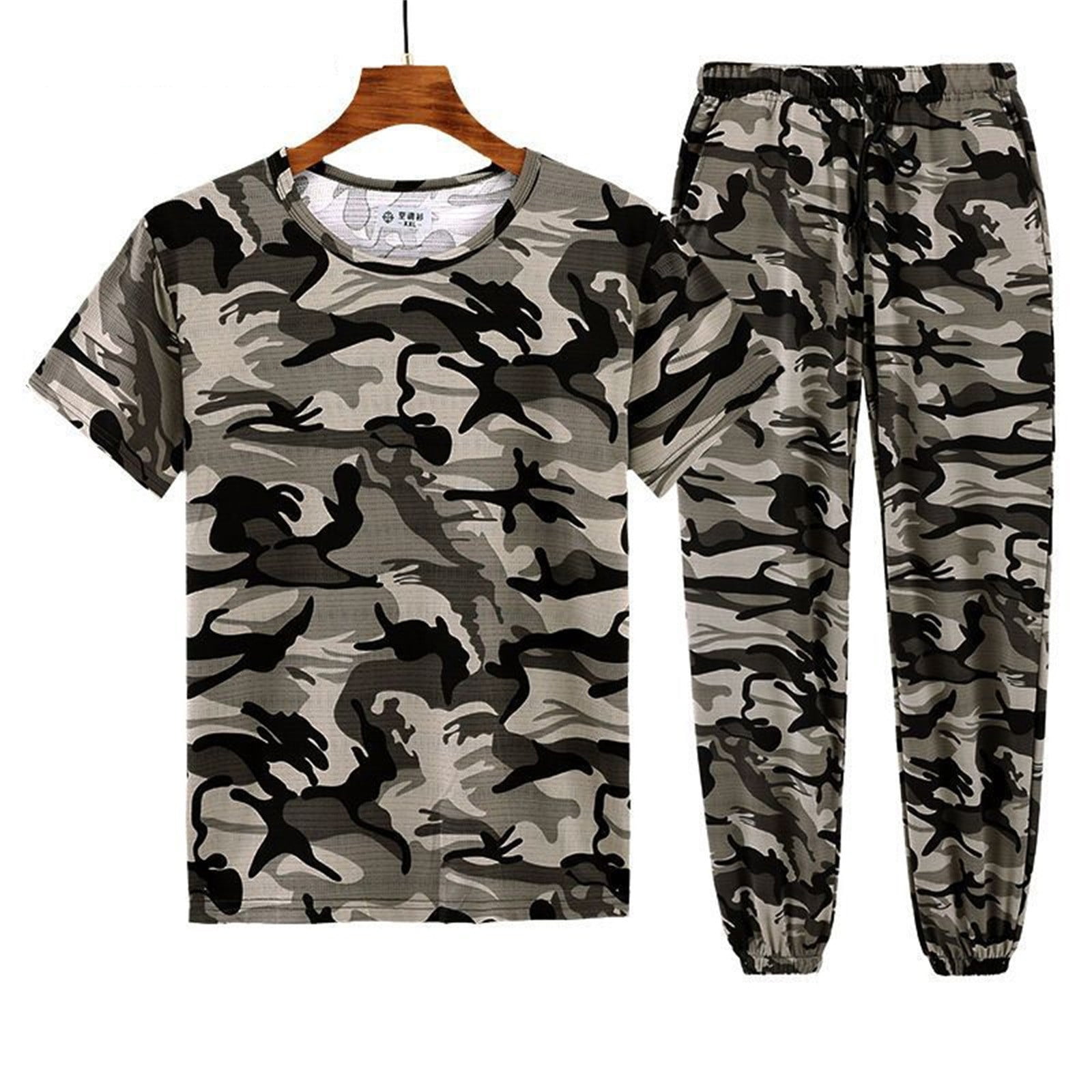 2022 Casual Sport Set Shirts Summer Pants & Sleeveless Men's