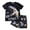 Black, variant on Tfken Summer Outfit Sets For Boys Short Sleeve Crew Neck Print Tops With Solid Color Shorts Set Summer Casual Baby Cute Outfit Black Size 11-12 Years