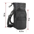 thumbnail image 4 of Ozark Trail 32-40 fl oz Water Bottle Sling with Shoulder Strap and Front Zipper Pocket, Black, 4 of 12