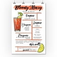 thumbnail image 3 of Bloody Mary, Cocktail Recipe (36x54 Giclee Gallery Art Print, Vivid Textured Wall Decor), 3 of 3