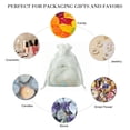 thumbnail image 4 of Bolsas de Organza QIANF Blancas 10x15 cm para Recuerdos de Boda 20 Piezas, 4 of 7