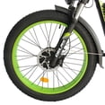 thumbnail image 5 of ORLMS 60V 25Ah Electric Bike for Adult, 3000W Peak Dual Motors, 26" x 4.0" Fat Tire City Commuter E-Bike with Hydraulic Brakes, 35MPH, 7-Speed, UL2849 Certified(Green), 5 of 8