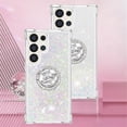 thumbnail image 2 of Liquid Quicksand Case for Samsung Galaxy S25 Ultra (Not S25) with Diamond Kickstand, Luxury Fun Glitter Sparkle Flowing Clear Bling Cover Case for Samsung Galaxy S25 Ultra. -Colorful, 2 of 14