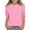 Pink, variant on Big Kid Girls Casual Lightweight Knit Shirt Crew Neck 3/ 4 Sleeve Shirt Tops Comfy Loose Solid Color Girls Pullover 5 13 Years Toddler Long Sleeve Girl 2t Size 5 Clothes T for 11-12 Years Green