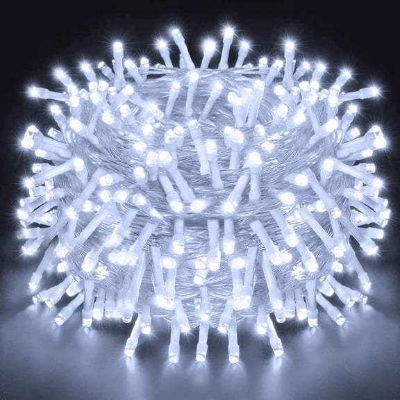 Multicolor Christmas Tree Lights Outdoor Indoor Clear Wire, 100 LED Christmas Lights 66ft Colorful String Lights Plug in for Bedroom Tree Room Party Xmas Decorations