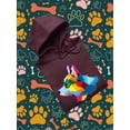 thumbnail image 3 of Colorful Corgi Potrait Hoodie Men -Image by Shutterstock, Male x-Large, 3 of 4