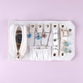 thumbnail image 6 of YIEMEEN Portable Rings Box Foldable Organizer Travel Jewelry Necklace Storage Roll Bag, 6 of 10