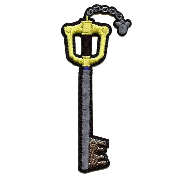 Kingdom Hearts Keyblade Patch Disney Magic Sword Embroidered Iron On