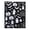 B, variant on DIY Coloring Blanket 59" x 50" – Skeleton Floral Design with Markers for Adults & Teens – Washable Art Blanket for Halloween Home Decor & Gifting