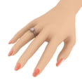thumbnail image 4 of 1/4 Carat Cushion Cut Diamond Ring in 10K Rose Gold (Ring Size 10.5), 4 of 6