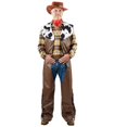 thumbnail image 1 of Disfraz divertido de vaquero para hombre adulto con chaleco y chaparreras, 1 of 4