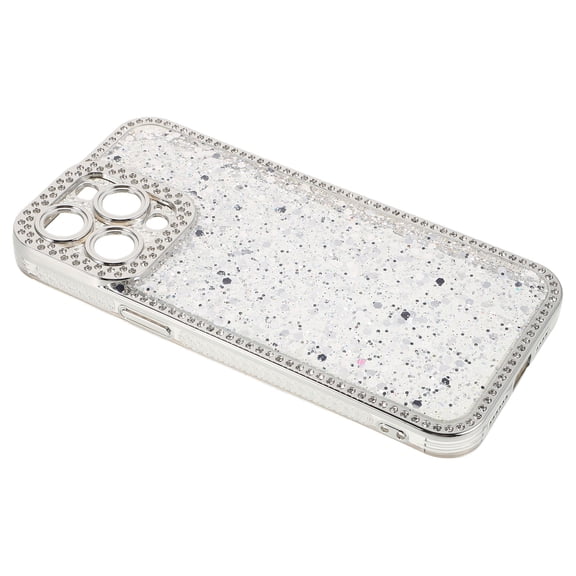 LITINKIMI Cute Phone Case with Rhinestone Embellishments and Drop Protection for Home Use