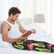 thumbnail image 5 of Fotbe Avocado Love Pantalones de Pijama para Hombre, Pantalones de Dormir, Pantalones de Casa con Cintura Ajustable y Bolsillos-X-Large, 5 of 6