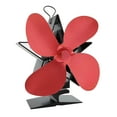 thumbnail image 1 of DPTALR Stove Fan Wood Stove Fans Fireplace Fan Heat Powered Fan With 4 Blade, 1 of 1