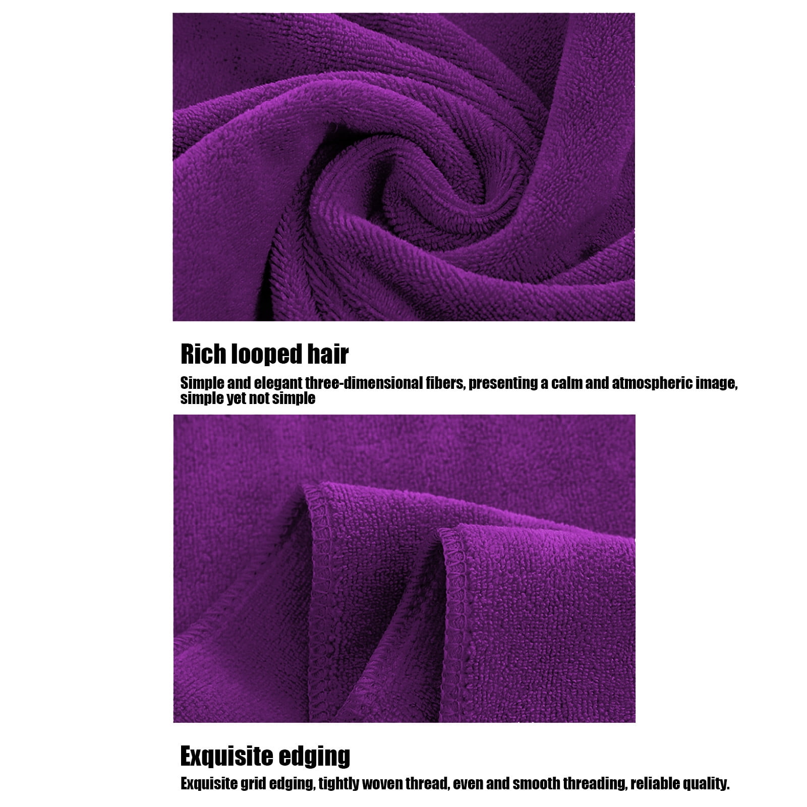 Tyidzon 10 Piece Hand Towels for Bathroom Soft Highly Absorbent Towel Set, 12x28 Inch Quick-Drying Machine Washable Face Towels for Bathroom, Hotel, Spa, Gym, College Dorm Room, Purple