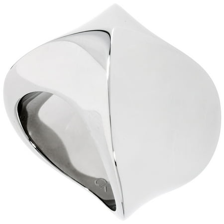 Calvin Klein Domed Silver Size 8 Ring KJ90AR010108