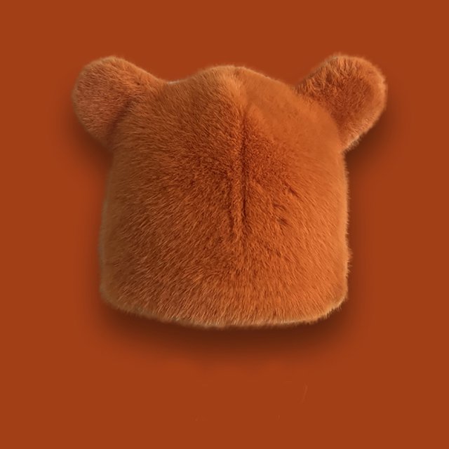 KIHOUT Beanies Hats Women Warm Cute Solid Color Plush Soft Windproof Winter Caps Hats
