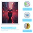 thumbnail image 3 of Diamond Art Kit for Adults, Urban Motorcycle Night Scene Diamond Painting for Adults Beginners, 5D DIY Diamond Art Painting Kits, Colorful Diamond Painting Craft for Home Decor 12x16, 3 of 7