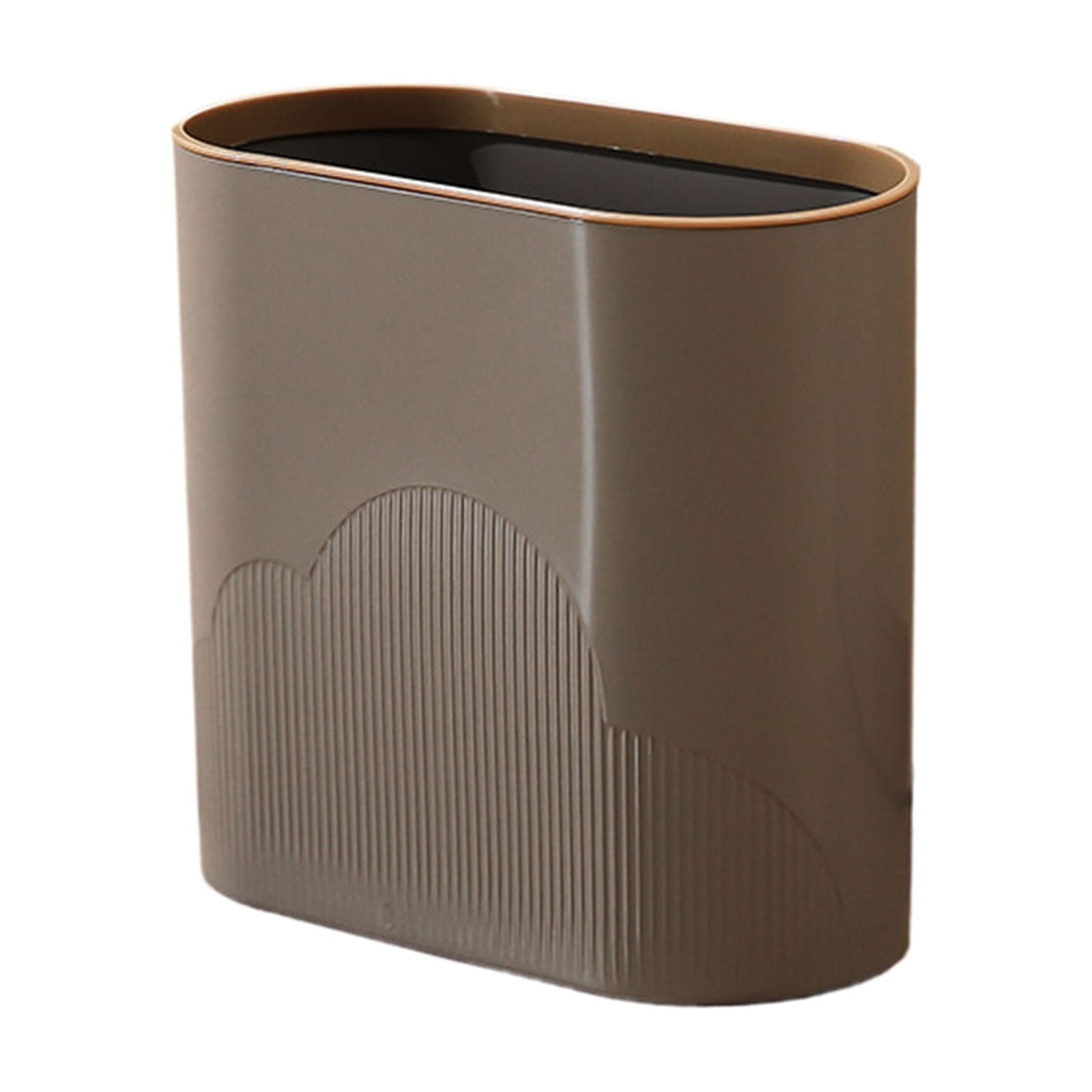 Vxdvou Bathroom Trash Can, Contactless Lid Trash Bin with Large 8L Capacity, Slim and Space-Saving Design for Bathroom, Kitchen, Office, and Living Room, Stylish Plastic Waste Bin