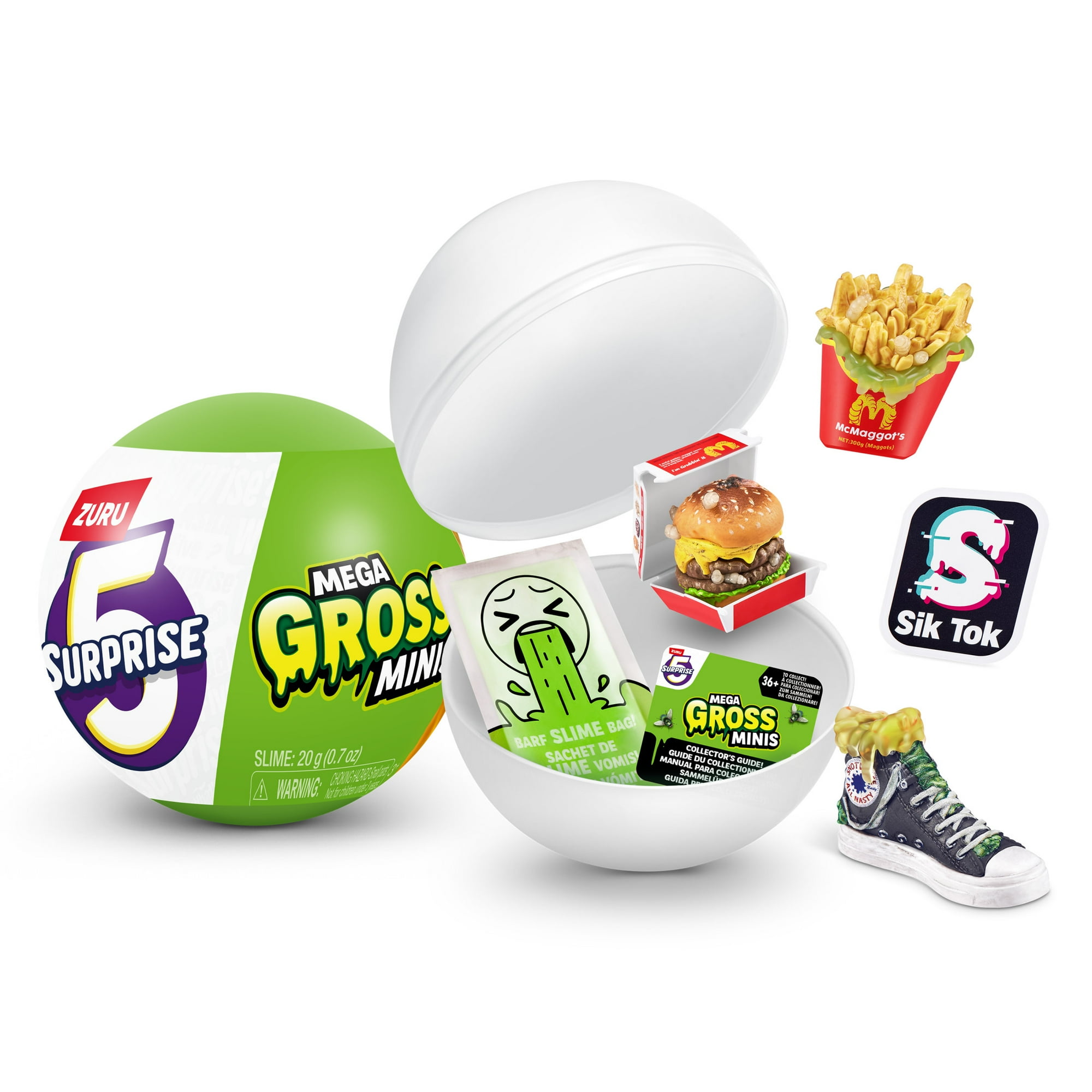 5 Surprise Mega Gross Minis Novelty & Gag Toy by ZURU Ages 4 - 99