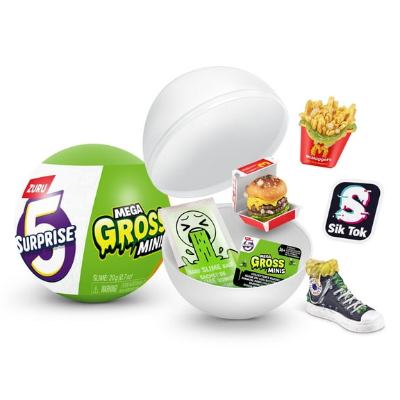 5 Surprise Mega Gross Minis Novelty & Gag Toy by ZURU Ages 4 - 99