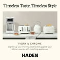 thumbnail image 6 of Haden Generous Brew 14 Cup Programmable Digital Coffee Maker, Ivory/Chrome, 6 of 10