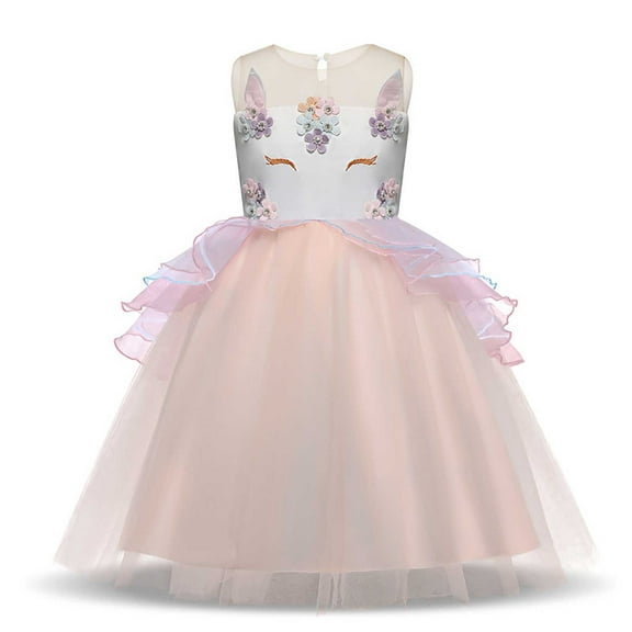 Herrnalise Toddler Baby Girl Fashion Short Sleeved Pettiskirt Princess Mesh Dress Girls Skirt, clearance under $10