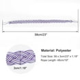 thumbnail image 2 of 4pcs Curtain Tieback 23" Holdback Decorative Rope Curtain Holders, Purple, 2 of 7