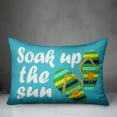 thumbnail image 2 of Creative Products Soak up the sun 14x20 Indoor / Outdoor Pillow, 2 of 2