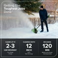 thumbnail image 3 of Greenworks 40V 12" Snow Shovel with Directional Vanes (Tool Only), 3 of 9