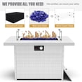 thumbnail image 6 of LayinSun 5 Piece Hight Back Aluminum Outdoor Furniture Set with Fire Pit Table, Modern Patio Conversation Sets, 6 of 7